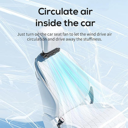 2026 Car Headrest Fan, Invisible Car Seat Cooling Fan, USB Backseat Fan Portable Vehicle Design with 3 Adjustable Wind Speeds for Most Cars Vehicle Jeep Van RV Truck - Image 5