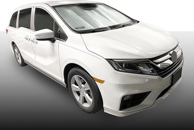YelloPro Custom Fit Front Windshield Sunshade for 2018 2019 2020 2021 2022 2023 2024 2025 2026 Honda Odyssey Minivan, UV Reflector Sun Protection Accessories - Image 4