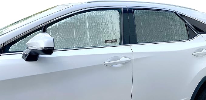 Side Window Front Seat Reflective Sunshade Custom Fit for 2016 2017 2018 2019 2020 2021 2022 Lexus RX SUV, UV Reflector Sun Protection Accessories (Set of 2) - Image 4