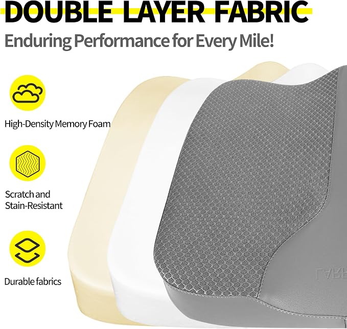 Car Seat Cushion, Comfort Memory Foam Seat Cushion for Driving - Image 2