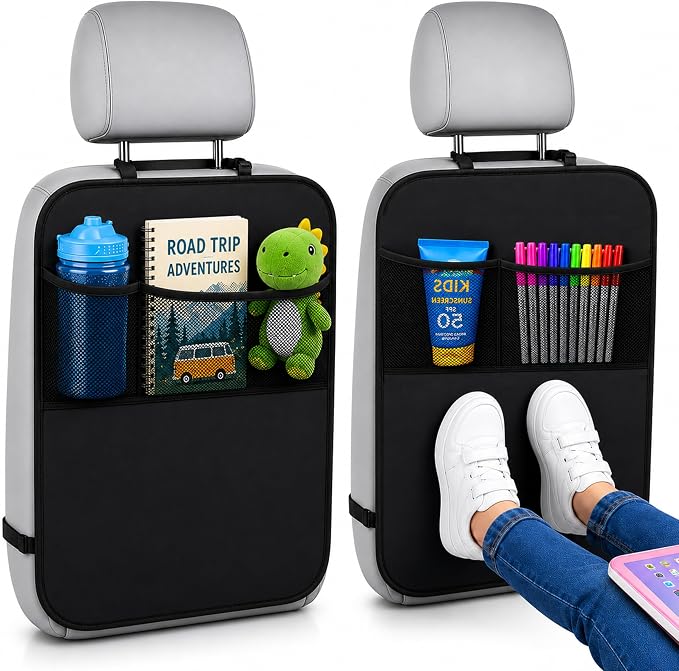 EcoNour Car Kick Mats Back Seat Protector by EcoNour