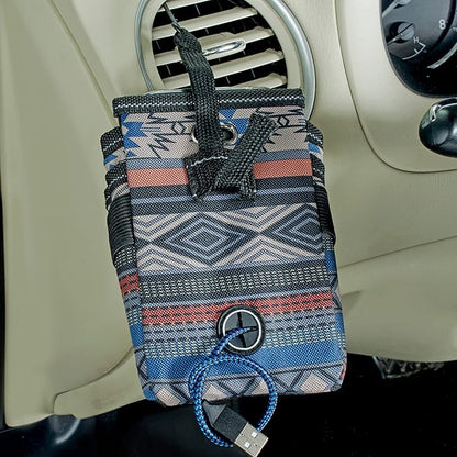 DriverPockets Car Vent Organizer - Hanging Phone Holder and Car Pen Holder | High Road Car Pouch Organizer Keeps Phones, Pens, Cords and Sanitizer on the Dashboard Within Easy Reach - Image 2