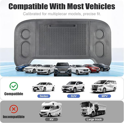 GearUp Universal Car Table Tray for Eating Foldable Car Desk for Laptop | Fits Most Vehicle Models, PE Material, 22lbs Load Capacity, Stable Support, Mobile Work, Easy Storage - Image 8