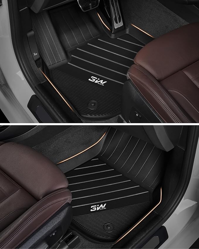 3W Floor Mats for Nissan Kicks 2025 2026 (NOT for Play Version), 1st & 2nd | Anti-Slip, Black, Safety Comes First, Durable, Non-Slip, Easy Installation, TPE All Weather, Custom Fit, Over 10 Years - Image 3
