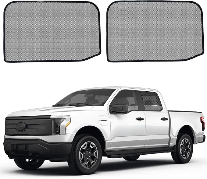 Car Window Shades for F150 (2015-2024) - Rear 2pcs Shade for Baby | Breathable Mesh Car Privacy Window Covers, UV Protection and Heat Insulation for Road Trips, Napping, Camping - Image 8