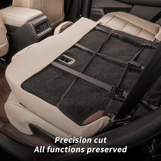 coverdream Custom Seat Covers for 2015-2016 Honda CR-V,Premium Faux Leather Car Seat Cover Set,Full Set Waterproof SUV Seat Protector,Armrest Covers Included (Beige) - Image 8