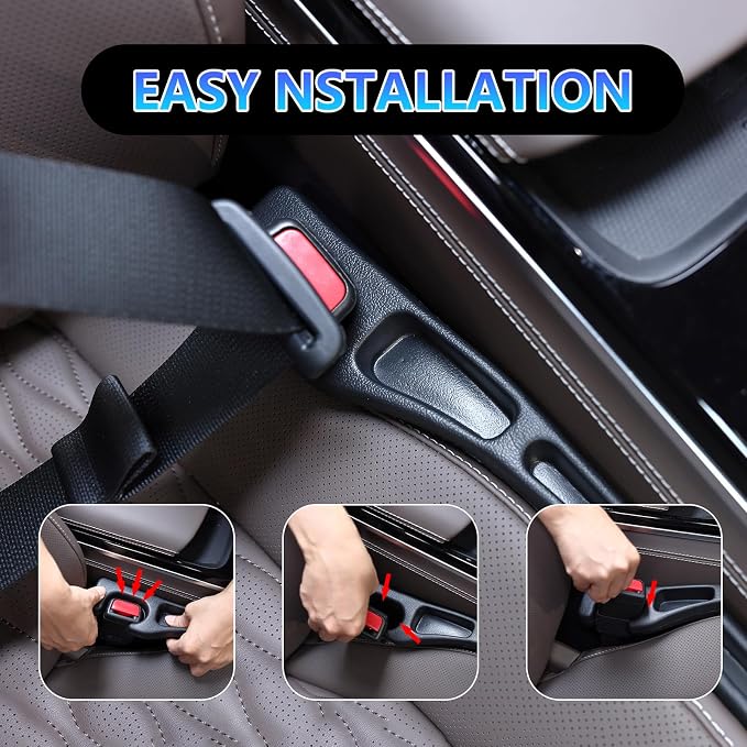 【Compatible with BMW 430i 3 5 Series】 Car Seat Gap Filler | No Drop Seat Guard Compatible with BMW 430i 3 5 Series Accessories Drop Seat Guards for Cars(2Pcs) Car Escape Tool(2Pcs) - Image 8