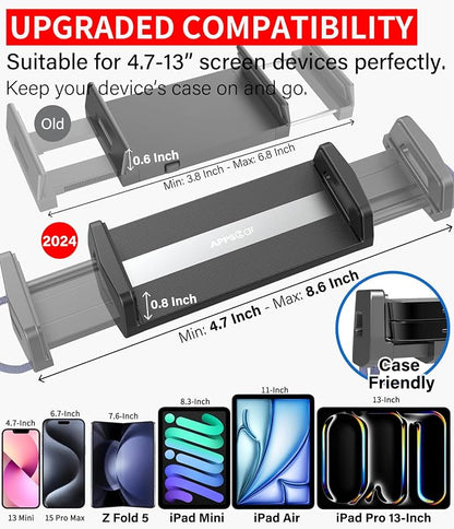 APPS2Car Solid Cup Holder Tablet Mount for Car, iPad Car Mount for Truck (Pack of 2) - Image 7