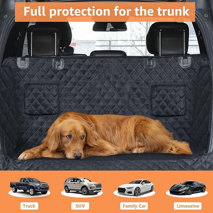 SUV Cargo Liner for Dogs, Trunk Cover with Bumper Flap Protector | Waterproof Pet Cargo Cover with Side Flaps, Dog Car Seat Cover with Non-Slip Mat, Prevents Scratches, Pet Hair, Mud, and Dirt - Image 6