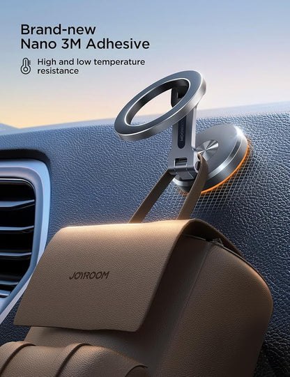 All-Metal MagSafe Car Mount, 360° Rotation Magnetic Car Holder, Space Gray | Strong Magnets Car Phone Holder for Car Dash, Car Accessories for Women Men, Car Mount for iPhone 17 Pro Max Air 16 15 14 13 - Image 6