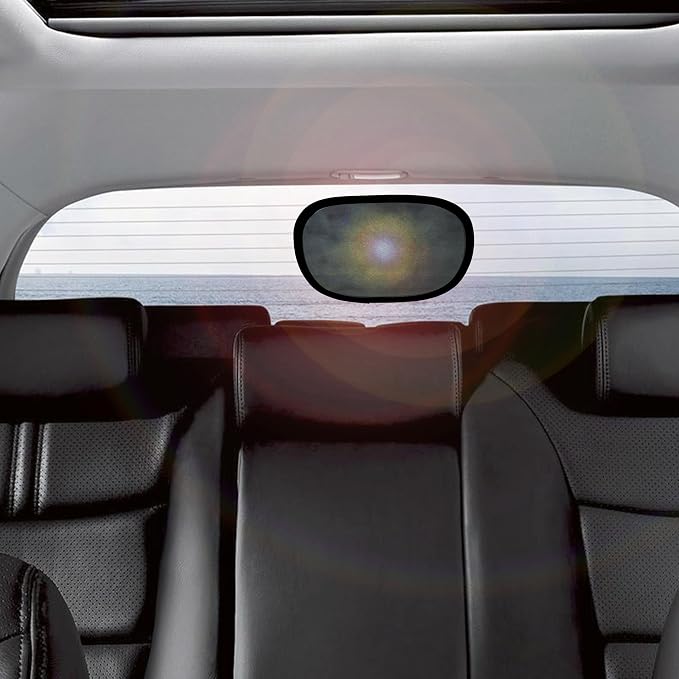 EcoNour Miniature Static Cling Window Shade for Car Sun Visor (2 Pack) | Windshield Sun Shade Static Cling for Driving Glare Shield | Cling Car Shade for Windshield |Glare Protection Accessories - Image 7