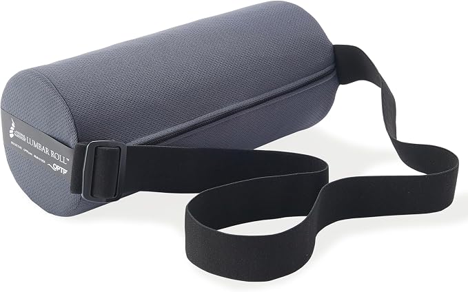 OPTP The Original McKenzie Lumbar Roll – Firm Density Low Back Support | USA-made, lumbar support for office chair & car seat back support, the preferred lumbar pillow by physical therapists by OPTP