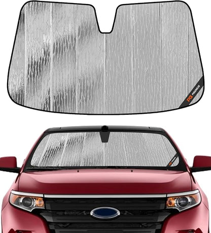 Pigenius Windshield Sun Shade for Ford Edge 2011-2014, for Lincoln MKX 2011-2015 Front Window Sunshade - AstraGuard by Pigenius