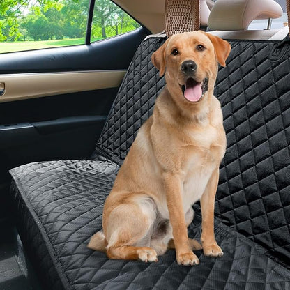 Waterproof Scratchproof Pet Bench Seat Covers for Cars, SUVs | Nonslip Durable Back Seat Cover for Dogs, 600D Oxford Fabric, Side Flaps, Full Bench, Easy Install, Machine Washable - Image 9