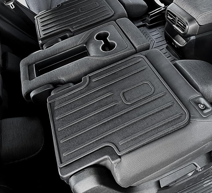 Kick Mats 2nd Row for Honda Pilot 2023-2026 Accessories | for 7/8 Seats Back Protector, All Weather TPE, Odorless & Scratch Proof, Quick Clean, Against Shoe Scuffs, Quick Clean - Image 6