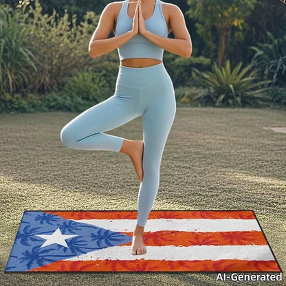 SEANATIVE Car Seat Towel Cover, Universal Car Seat Cover and Changing Towel, Super Absorbent Transition & Seat Wrap, Ideal for Gym Swimming Surfing Running, Puerto Rico Palm Print - Image 3