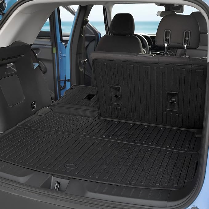 Floor Mats for 2021-2026 Chevy Trailblazer FWD Accessories | Fit Upper Deck, Full-Coverage Set with Integrated Cargo Liner & Backrest Protector, Odorless TPE, All-Weather Protection - Image 5