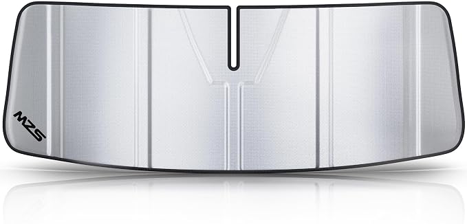 MZS Windshield Sun Shade for Wrangler JL 2018-2026 / Gladiator JT 2020-2026 | 6-Layer Heat Insulation, 99% UV Blocking, Keeps Interior Cool, Full Coverage Visor, Foldable Car Window Sunshade, Storage Bag - Image 8
