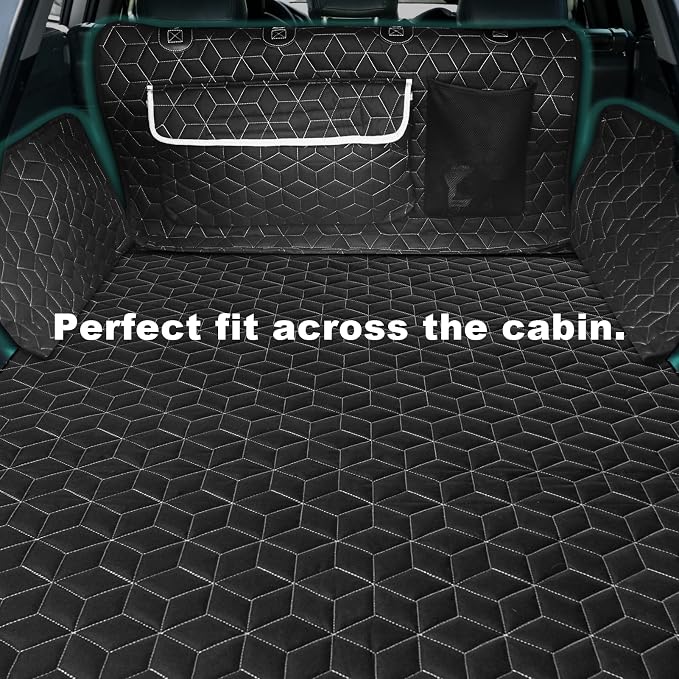 Meginc SUV Cargo Liner for Dogs,100% Waterproof Pet Trunk Car Seat Cover Mat with Bumper Flap Protector,Dog Protect Auto Carpet, Heavy Durable Pet Car Seat Protector for SUV CRV RAV4 Q5 CX5 - Image 5