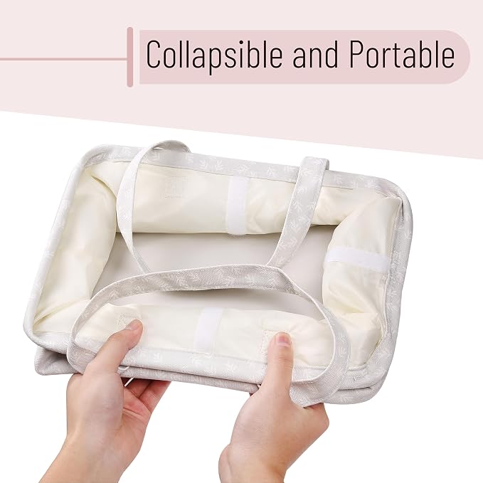 Mr. Pen- Baby Diaper Caddy Organizer, Patterned Gray | Nursery Storage Bin and Car Organizer for Diapers and Baby Wipes - Image 6