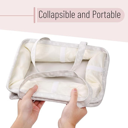 Mr. Pen- Baby Diaper Caddy Organizer, Patterned Gray | Nursery Storage Bin and Car Organizer for Diapers and Baby Wipes - Image 6