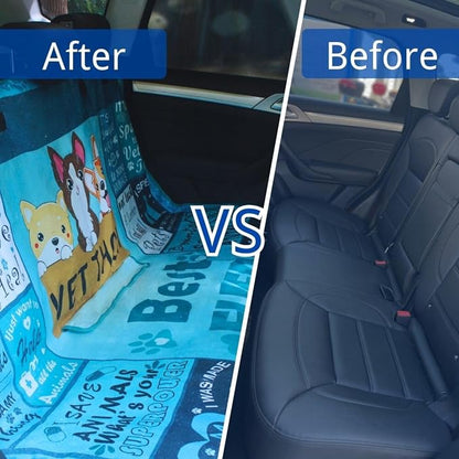 Waterproof Back Seat Cover for Dogs and Kids, Car Seat Protector Under Baby Car Seat, Child and Dog Car Seat Cover Blanket for Rear Bench(Vet Tech Gift, Rear Bench Seat Towel) - Image 7