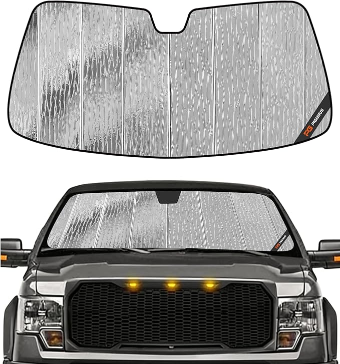 Pigenius Windshield Sunshade for Ford F-150 2009-2014 Front Window Shade - AstraGuard by Pigenius