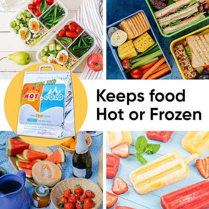 Superio Hot and Cold Insulated Bags for Food Delivery, Grocery Shopping Bags, Food Storage for Hot and Frozen Food for Travel, Disposable Cooler Bag, Reinforced Thermal Lunch Bag (12, 16"x19.25") - Image 8