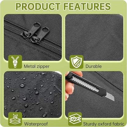 Carrying Bag Compatible with Graco Pack n Play, Lightweight & Waterproof | Replacement Nylon Foldable Travel Carrying Case for Graco Pack n Play, Storage Bag for Airplane and Train Travel - Image 3