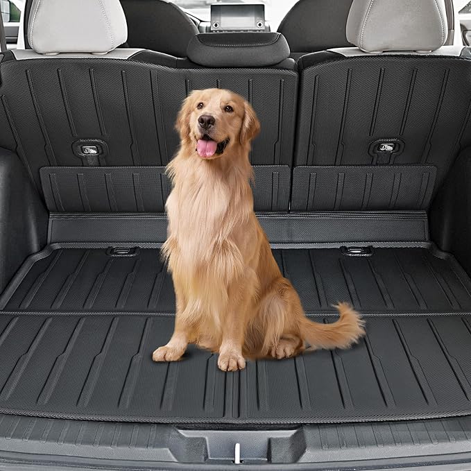 Cargo Mat for Honda CRV 2023-2026 Hybrid & Gas Accessories | Cargo Liner & Rear Seat Back Protector for CR-V, All Weather TPE, Non Slip & Odorless & Scratch Proof, Quick Clean - Image 8