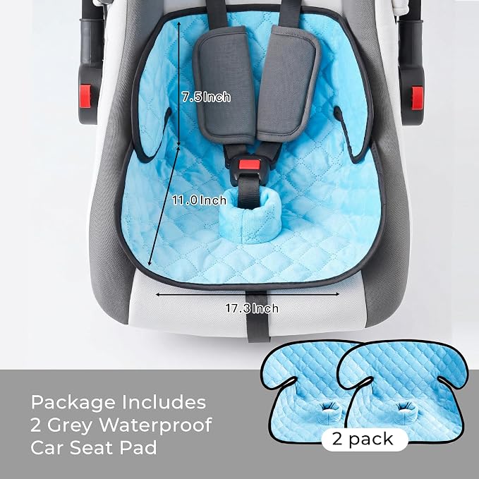 2 Pack Waterproof Piddle Pads Carseat Potty Training Car Seat Protector Waterproof Car Seat Liner Cover to Prevent Pee - Image 5