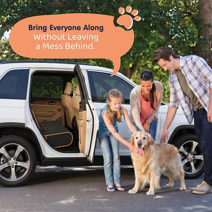 Bench Back Seat Cover for Dogs, Rear Dog Car Seat Covers for SUV & Truck | 100% Waterproof, Easy Install & Clean, Secure Non-Slip Fit, Scratch Protection, Universal Fit, Heavy-Duty Materials - Image 8