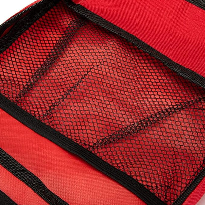 Red First Aid Bag Empty Travel Rescue Pouch First Responder Storage Medicine Emergency Bag for Car Home Office Kitchen Sport Outdoors (Red) - Image 7