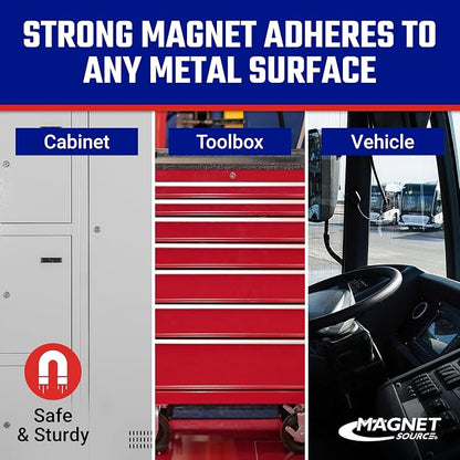 Master Magnetics Magnetic Cup Holder - Caddy for Bottles, Glasses, and Cans - Fits on Fridge, Lawnmower, Forklift, Cart, or Ladder - Heavy-Duty Magnet - Image 7