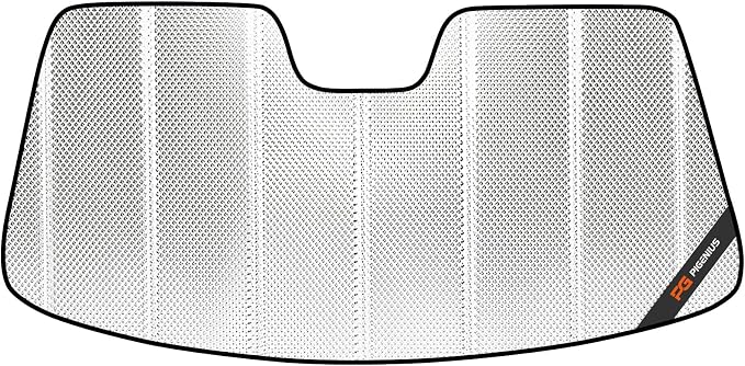 Pigenius Windshield Sun Shade for Ford Mustang 2005-2009. Reflective Aluminum Film Front Window Sunshade - BLAZBLOCK by Pigenius