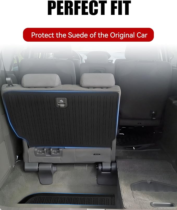 Cargo Liner Compatible with 2011-2017 Honda Odyssey Trunk Mat Cargo Mat Back Seat Cover Protector (Backrest Mats+Trunk Mat) - Image 2
