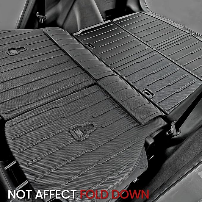 Cargo Mat for Honda CRV 2023-2026 Hybrid & Gas Accessories | Cargo Liner & Rear Seat Back Protector for CR-V, All Weather TPE, Non Slip & Odorless & Scratch Proof, Quick Clean - Image 5