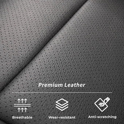 coverdream Custom Seat Covers for 2017-2022 Honda CR-V,Premium Faux Leather Car Seat Cover Set,Full Set Waterproof SUV Seat Protector,Armrest Covers Included (Black/Gray) - Image 6