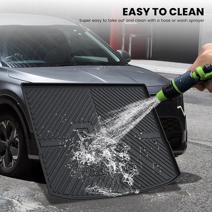 LASFIT Cargo Mat for Kia NIRO 2026 2025 2024 2023 (Fit EV & Hybrid) | Not Fit PHEV, All Weather TPE Custom Fit Cargo Trunk Mat Accessories, Black - Image 7