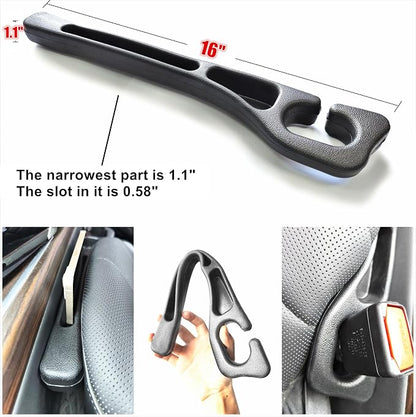 2 pack No Drop Car Seat Gap Filler Guard, Catcher Blocker Between Consoles | Fill the Gap between Seat and Console Leather Car Crevice Inbetween Blocker Plug Space Pad b00byh6c1e-A0 - Image 3