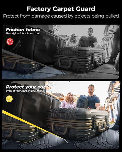 3W Cargo Mat for 2021-2026 Nissan Rogue S/SL/SV/Platinum (NOT for Sport) | NOT for Rogue Sport, Max Surface Coverage, All Weather, Heavy Duty Mats, Easy Installation, Safety - Image 6