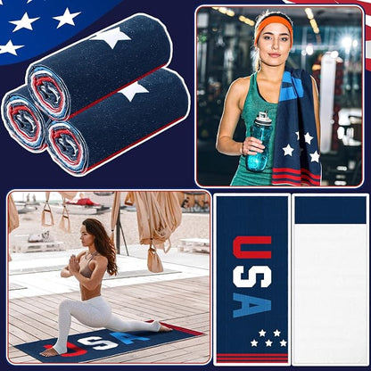Hahafelt 2 Pack Car Seat Towel Covers Athletic Running Towel Performance Microfiber Post Workout Sweat Washable Cover Non Slip for Seat Outdoor Sport (USA) - Image 7