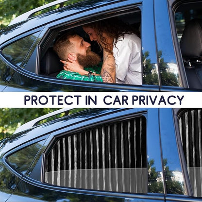 ZATOOTO Car Window Shades for Side Window, Magnetic Car Curtains, 4 Pack | Car Window Covers Blackout Blinds, UV Protection, Heat Insulation, Camping, Sleeping,Travel, Baby Safety, and Daily Use - Image 3