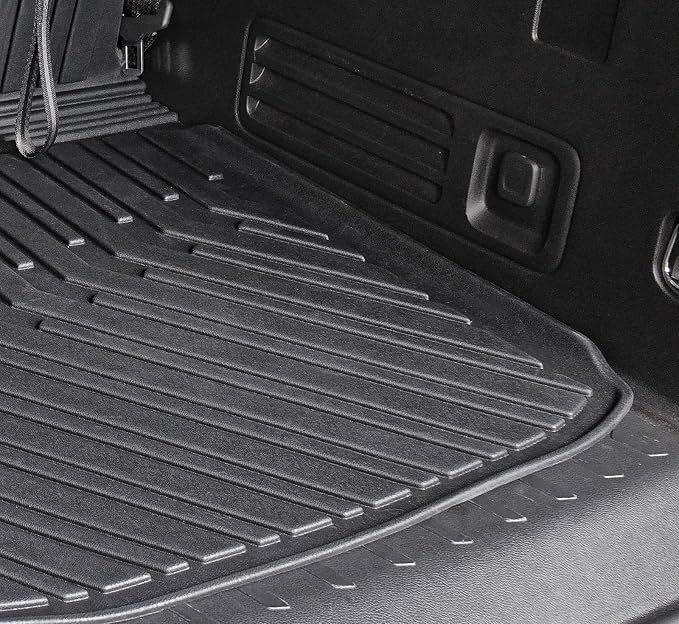 Cargo Mat for Chevy Traverse 2018-2023 Accessories | Also for 2024 Traverse Limited, Cargo Liner & Rear Seat Back Protector, All Weather TPE, Non Slip & Odorless & Scratch Proof - Image 6