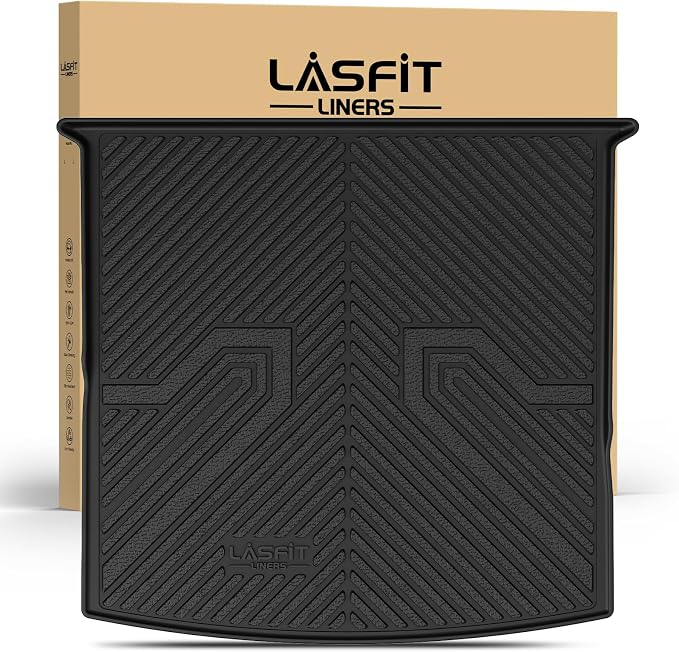 LASFIT Cargo Trunk Liner for Volkswagen Tiguan 2018-2024, 5-Seat | Custom-fit Premium TPE trunk tray Liner for 5-seat, all-weather cargo protection, Trunk Mat Trunk Liner, Easy to Clean - Image 9