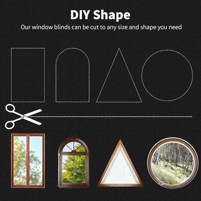 Magnetic Blackout Window Cover, 100% Blackout Shades for Bedroom No Drill Black Out Window Blind Temporary Shades for Nursery Removable Black Out Curtains for RV, Media Room 57x118 inch - Image 6