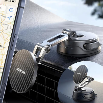 JOYROOM Car Mount for iPhone, [Tri-Fold] MagSafe iPhone Car Mount, [Suction Pro+Gel Base] 360° Rotation iPhone Car Holder, Strong Magnet for iPhone 17 Pro Max and Other Series[Not for Charging] by JOYROOM
