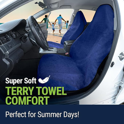 Season Guard Waterproof Towel Seat Cover, Universal Fit Non-Slip Font Cover - Image 6