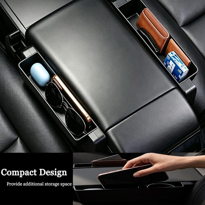 2-in-1 Car Steering Wheel Tray Desk & Car Seat Gap Filler Organizer, Upgraded Foldable Adjustable Car Table Compatible with Steering Wheel Cover| for Laptop, Eating Food, Writing (Portable) - Image 9