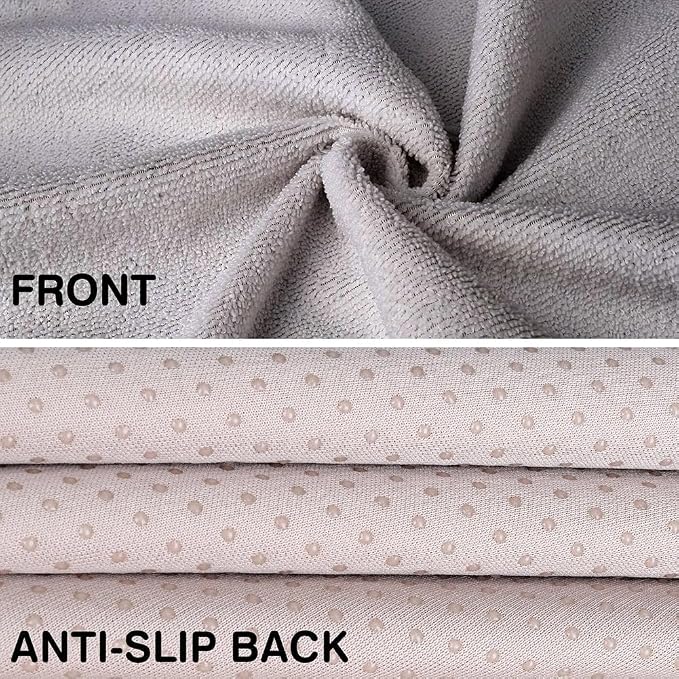 Waterproof Sweat Towel Car Seat Cover Sweat Carseat Protector,Perfect for Universal Anti-Slip Car Truck SUV Seat, Great for Post Gym Workout, Running, Swimming, Beach and Hiking (2pcs Gray) - Image 8